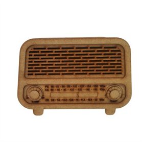 Radio Hucha Vintage Dm. 20,5x14x 8,5 cm