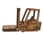 Grua con Palet Dm. 9x17,5x28 cm