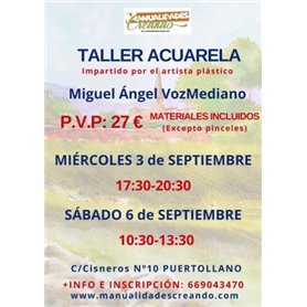 Taller Iniciación a la Acuarela 2ª Parte en Puertollano 