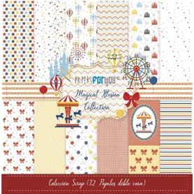 Colección Scrap  "Magical Illusion" 30x30cm. 12 Pap
