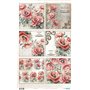 Papel De Arroz " La Vie En Fleurs Poppy V"  54x33cm