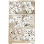 Papel De Arroz " La Vie En Fleurs White Orchid V"  54x33cm