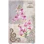 Papel De Arroz " La Vie En Fleurs Pink Orchid III"  54x33cm