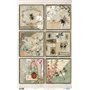 Papel De Arroz " La Vie En Fleurs Bug´s Gardem IV"  54x33cm