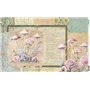 Papel De Arroz " La Vie En Fleurs Blushrooms III"  54x33cm