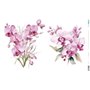 Papel De Arroz " La Vie En Fleurs Pink Orchid VIII"  54x33cm