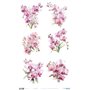 Papel De Arroz " La Vie En Fleurs Pink Orchid IX"  54x33cm