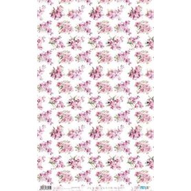 Papel De Arroz " La Vie En Fleurs Pink Orchid XI"  54x33cm