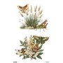Papel De Arroz " La Vie En Fleurs Bug´s Gardem VIII"  54x33cm