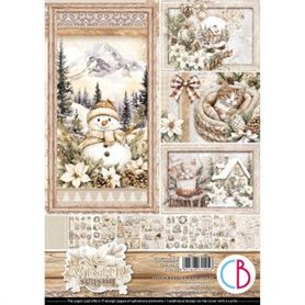 Winter season  Creative Pad A4 9/Pkg