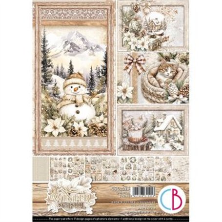Winter season  Creative Pad A4 9/Pkg