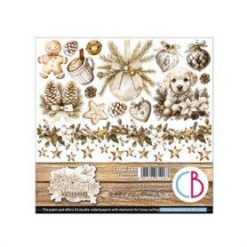 Winter season  Fussy Cut Pad 6"x6" 24/Pkg