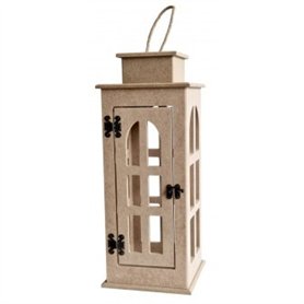 Farol rectangular DM 45x18x18 cm