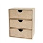 Caja DM 3 cajones 20x24x13 cm