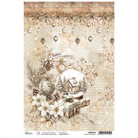 Rice Paper A4 Romantic Snowball