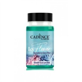 Icy Flower Glass Effect Turquoise Green 90 ml