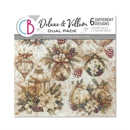Deluxe Pearl Cooper & Vellum MIXED 15x15