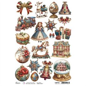 Rice Paper A4 Vintage Toys