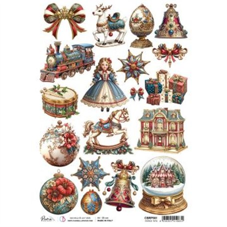Rice Paper A4 Vintage Toys