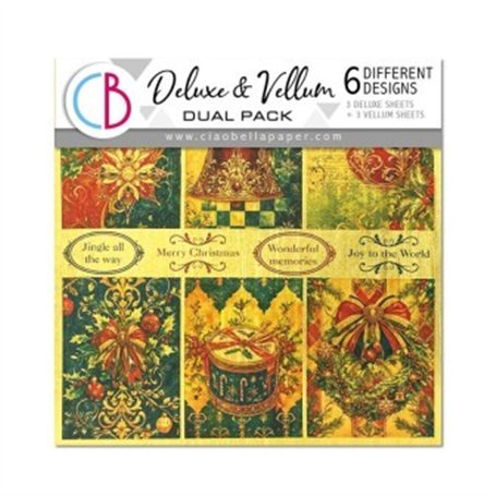 Deluxe Gold & Vellum MIXED 15x15