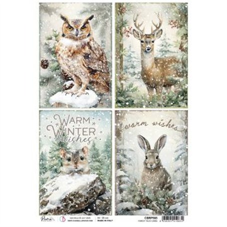 Rice Paper A4 Forest Tales Cards