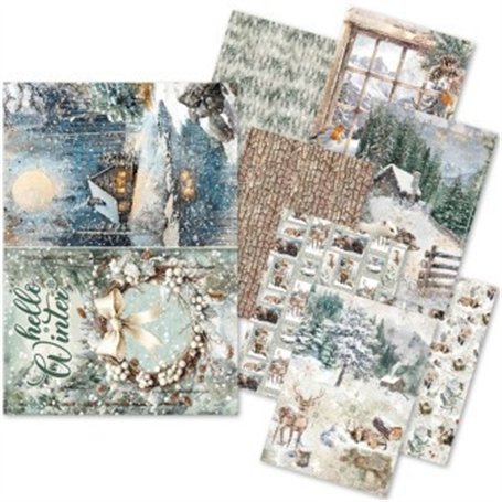 Rice Paper A5 MIXED 8/Pkg Forest Tales