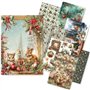 Rice Paper A5 MIXED 8/Pkg Hot Cocoa & Holly