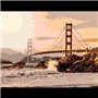 Lienzo prediseñado GOLDEN GATE S.F. 35x45cm ROSA