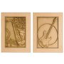 Cuadros DM Capas Saxofon y Guitarra 52x40cm Und.