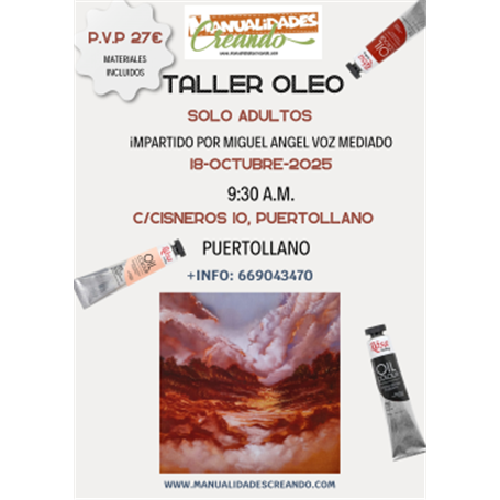 Taller Oleo (SOLO ADULTOS) en Puertollano