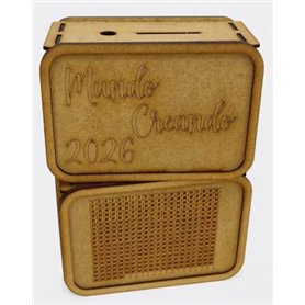 Hucha ahorro "Especial Mundo Creando 2026"
