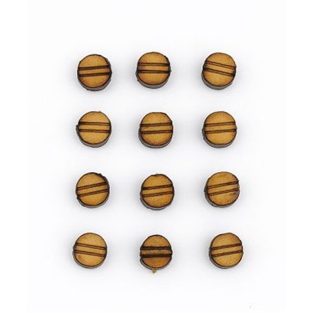 Tornillos Decorativos DM 5mm. 12 Und.