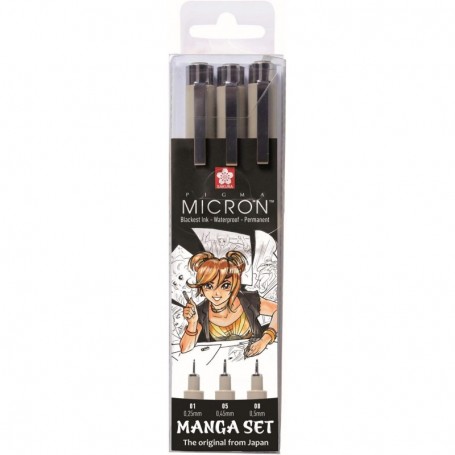 SET MANGA PIGMA MICRON Nº3
