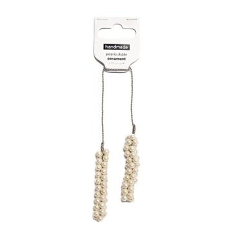 Ornamento PEARLA DOBLE  6cm/2cm
