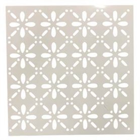 Plantilla Stencil Flores COTP9003  30x30cm.