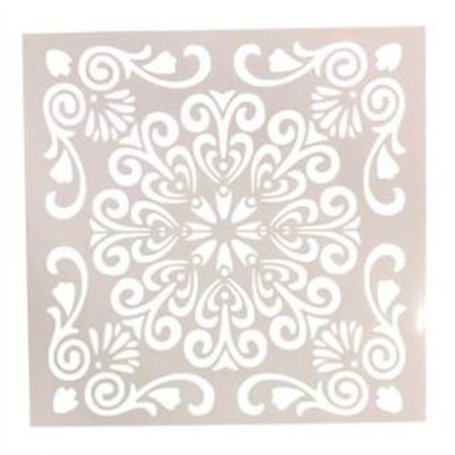 Plantilla Stencil Mandala COTP9002  30x30cm.