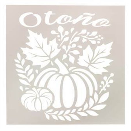 Plantilla Stencil Calabaza COTP9006  30x30cm.