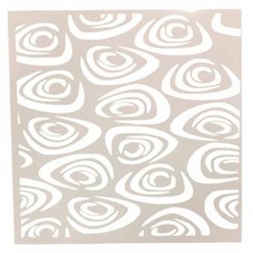 Plantilla Stencil Espirales COTP9005 30x30cm.