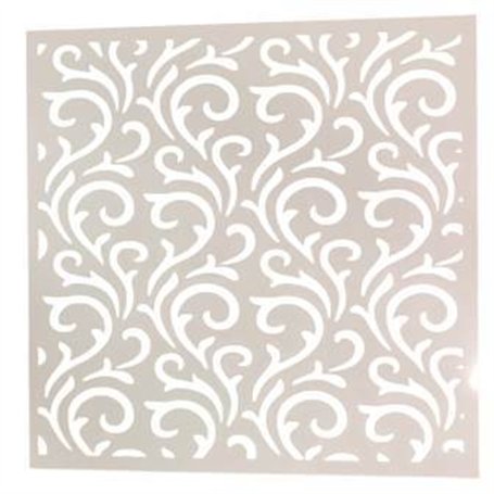 Plantilla Stencil Volutas COTP9001 30x30cm.
