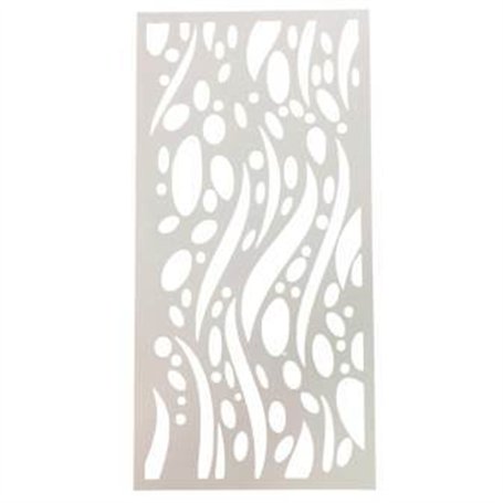 Plantilla Stencil Enrrejado COTP8020 15x30cm.