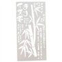 Plantilla Stencil Bambu COTP8011 15x30cm.