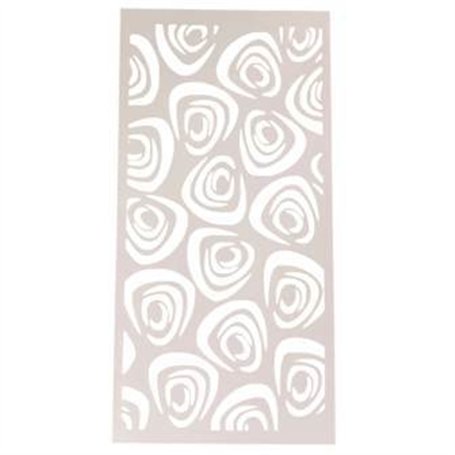 Plantilla Stencil Espirales COTP8019 15x30cm.