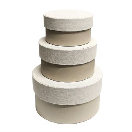 Set de Cajas LINNE ROUND S/M/L 3pcs