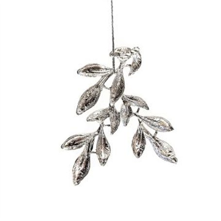 Ornamento METAL TWIG  B PLATA 7,5/5cm