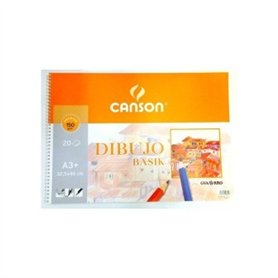 Bloc espiral dibujo CANSON A3 150gr.