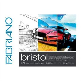 Fabriano Bloc Bristol A3, 250 gr ENCOLADO