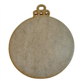 Silueta Bola Navidad Redonda 24x20 cm