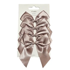 SINGLE FACE SATIN bow 12x10cm-40mm 4pcs