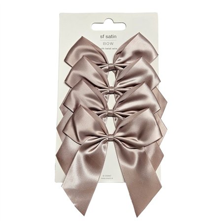 SINGLE FACE SATIN bow 12x10cm-40mm 4pcs