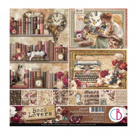 BOOK LOVER Pad 8"x8" 12/Pkg
